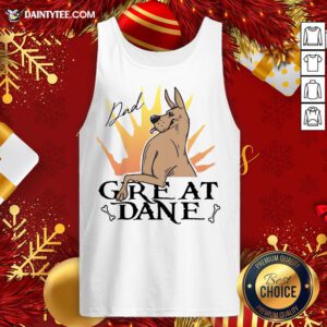 Awesome Great Dane Dad Tank Top- Design By Daintytee.com