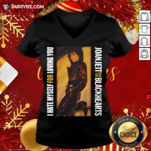 Awesome I Hate Myself For Loving You Joan Jett V-neck