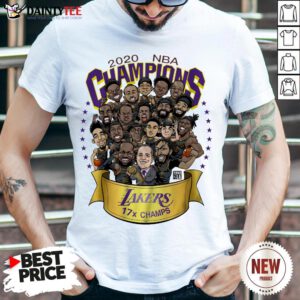 - Design By Daintytee.comFunny 2020 Nba Champions Los Angeles Lakers 17 Champs Cartoon Shirt