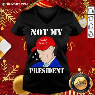 Funny Biden Not My Vote Trumpa President Election V Neck- Design By Daintytee.com