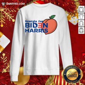 Georgia For Biden Harris Peach 2020 Sweatshirt - Design By Fanatictees.com