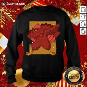 Funny Happy Thanksgiving Day Organic Cotton Sweatshirt- Design By Daintytee.com
