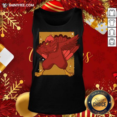 Funny Happy Thanksgiving Day Organic Cotton Tank Top- Design By Daintytee.com