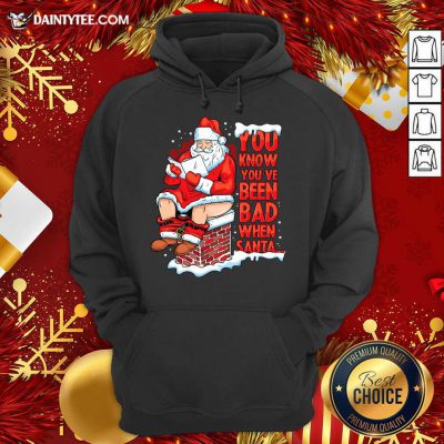 Have Bad When Santa Relax Christmas Hoodie- Design By Daintytee.com