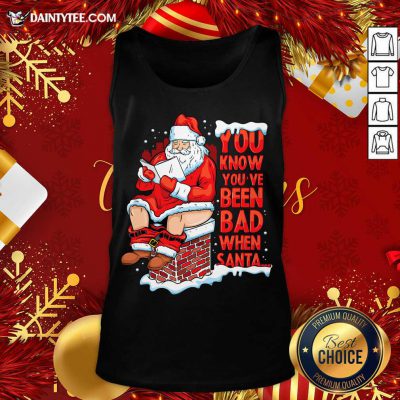Have Bad When Santa Relax Christmas Tank Top- Design By Daintytee.com