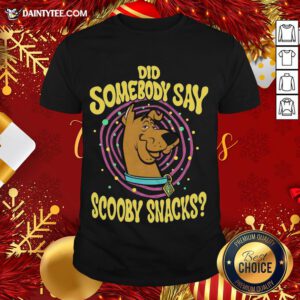 Funny Kids Somebody Say Scooby Snacks Scooby-Doo Shirt