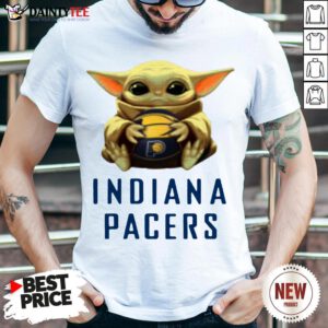 Funny NBA Basketball Indiana Pacers Star Wars Baby Yoda Shirt- Design By Daintytee.com