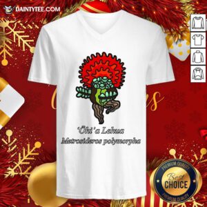 Funny Ohi’a Lehua – Metrosideros Polymorpha V Neck- Design By Daintytee.com