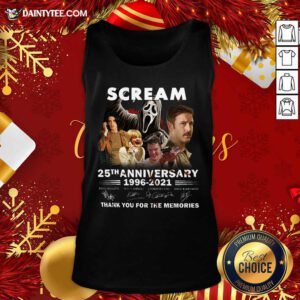Scream 25th Anniversary 1996 2021 Tank Top- Design By Daintytee.com