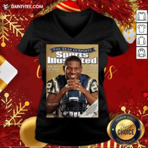 Cover Tee San Diego Chargers 2009 Ladainian Tomlinson V Neck- Design By Daintytee.com