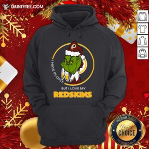 Good I Hate People But I Love My Redskins Hoodie- Design By Daintytee.com