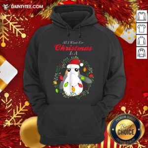 Star Wars Porg All I Want Christmas Holiday Hoodie- Design By Daintytee.com