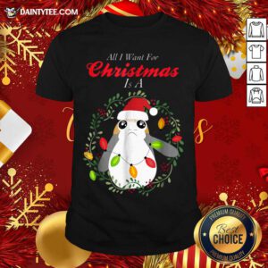 Star Wars Porg All I Want Christmas Holiday Shirt- Design By Daintytee.com