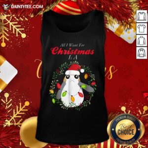 Star Wars Porg All I Want Christmas Holiday Tank Top- Design By Daintytee.com
