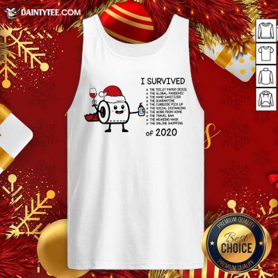 Good Toilet Paper I Survived The Global Pandemic Of 2020 Christmas Tank Top- Design By Daintytee.com