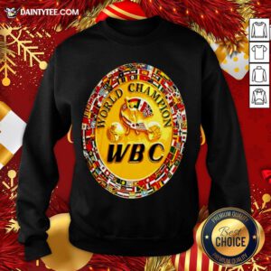 Good WBC Boxing Championship Sweatshirt- Design By Daintytee.com