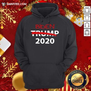 Hot Biden 2020 President Election Voting Anti Trump Crossed Out Hoodie- Design By Daintytee.com