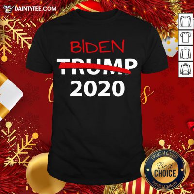 Hot Biden 2020 President Election Voting Anti Trump Crossed Out Shirt- Design By Daintytee.com
