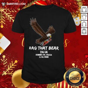 Hot Eagle Rag That Bear 24 – 14 Usmma Vs.uscga T-Shirt- Design By Daintytee.com