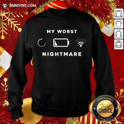Gamer Gaming Computer Geek Worst Nightmare Sweatshirt - Design By Fanatictees.com
