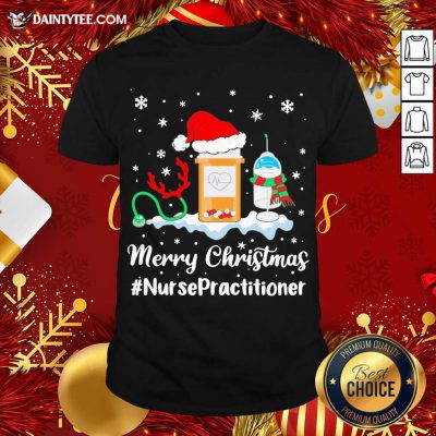 Nurse Santa Vaccine Merry Christmas #Nurse Practitioner Shirt- Design By Daintytee.com