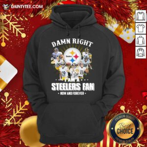 So Damn Right I Am A Pittsburgh Steelers Fan Now And Forever Signature Hoodie- Design By Daintytee.com