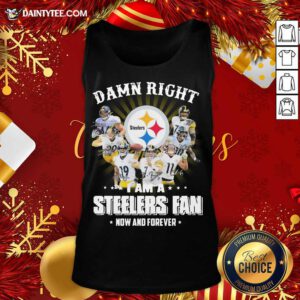 So Damn Right I Am A Pittsburgh Steelers Fan Now And Forever Signature Tank Top- Design By Daintytee.com
