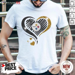Official Pittsburgh Steelers Heart Diamond Shirt- Design By Daintytee.com