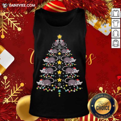 Christmas Opossums Tree Christmas Tree Lights Tank Top- Design By Daintytee.com Christmas Opossums Tree Christmas Tree Lights Tank Top- Design By Daintytee.com
