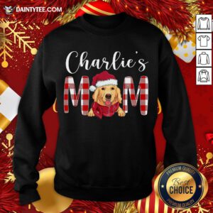 Original Golden Retriever Charlie’s Mom Christmas Sweatshirt- Design By Daintytee.com