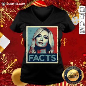 Original Kayleigh McEnany Facts V Neck- Design By Daintytee.com