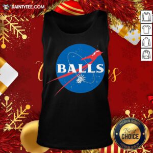 Original Nope To Nasa Balls Tank Top- Design By Daintytee.com