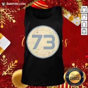 Original Sheldon Cooper 73 Tank Top- Design By Daintytee.com