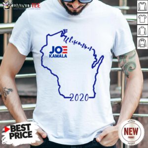 Perfect 2020 Joe Biden And Kamala Harris Win Wisconsin Shirt- Design By Daintytee.com