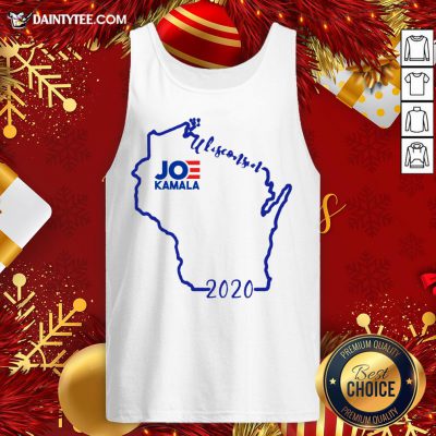 Perfect 2020 Joe Biden And Kamala Harris Win Wisconsin Tank Top- Design By Daintytee.com