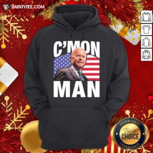 Perfect C’mon Man Biden Vote 46 American Flag Hoodie - Design By Daintytee.com