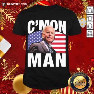 Perfect C’mon Man Biden Vote 46 American Flag Shirt - Design By Daintytee.com