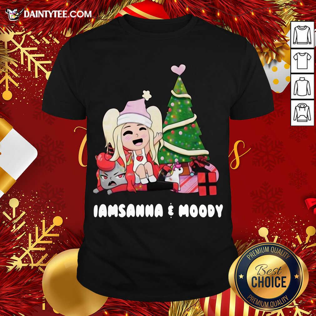 Sanna Iamsanna E Moody Christmas Shirt- Design By Daintytee.com