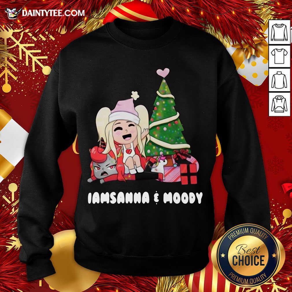 Sanna Iamsanna E Moody Christmas Sweatshirt- Design By Daintytee.com
