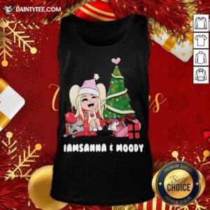 Sanna Iamsanna E Moody Christmas Tank Top- Design By Daintytee.com