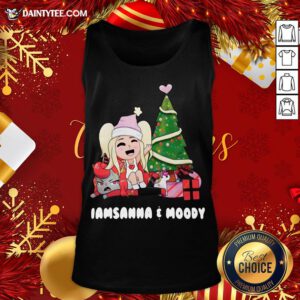 Perfect Sanna Iamsanna E Moody Christmas Tank Top- Design By Daintytee.com