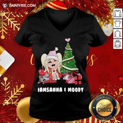 Sanna Iamsanna E Moody Christmas V Neck- Design By Daintytee.com Sanna Iamsanna E Moody Christmas V Neck- Design By Daintytee.com