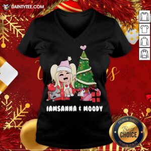 Perfect Sanna Iamsanna E Moody Christmas V-neck - Design By Daintytee.com