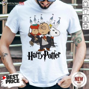 Perfect Snoopy Charlie Brown Lucy Van Pelt Harry Potter Shirt- Design By Daintytee.com