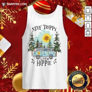 Perfect Stay Trippy Little Hippie Tank Top- Design By Daintytee.com