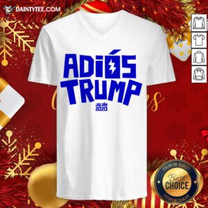 Premium Adios Trump Julian 2020 V Neck- Design By Daintytee.com