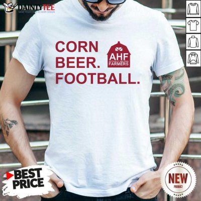 Corn Beer Football Shirt- Design By Daintytee.com