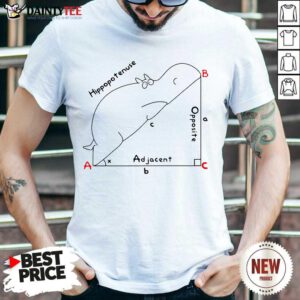 Hippopotenuse Adjacent Opposite Shirt- Design By Daintytee.com