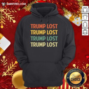 Premium Retro Trump Lost Vintage 2020 Hoodie- Design By Daintytee.com