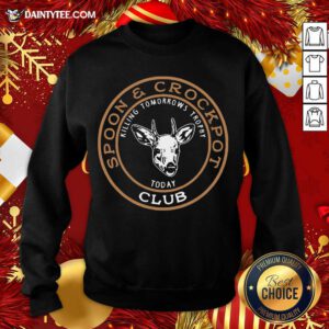 Spoon And Crockpot Club Sweatshirt- Design By Daintytee.com